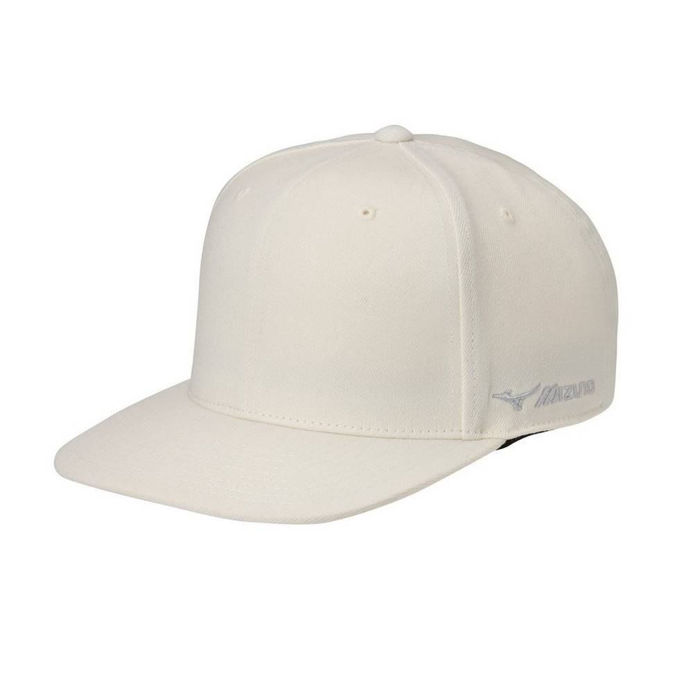 Mizuno Team Snapback Férfi Kalapok Fehér OUI539871